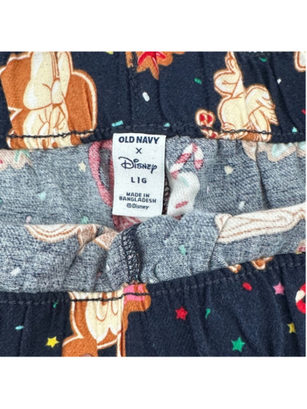 Old Navy Disney flannel boxer shorts pajama goofy mickey Minnie Donald Duck lg - Picture 5 of 9
